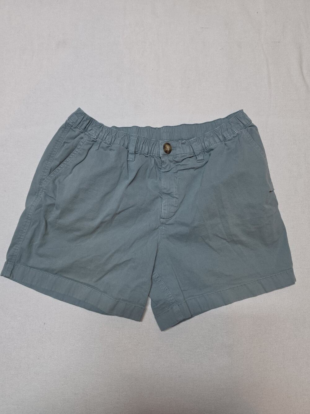 Chubbies Originals Men's Shorts Size Medium 5.5" Inseam Blue Gray Elastic Waist